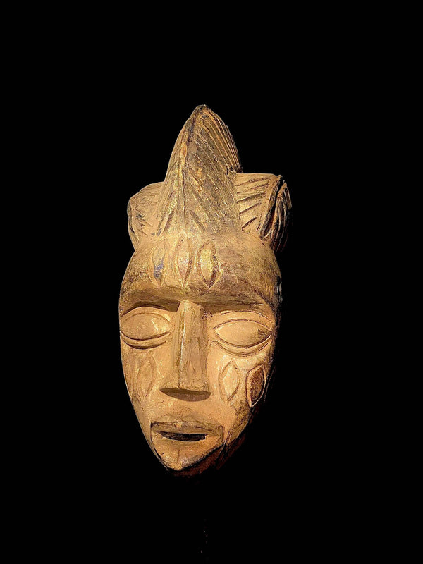 African masks ritual mask ceremony-Wooden Wall Hanging Mask Dan Mask antique wall mask Traditional masque vintage art tribal Home Décor-2602
