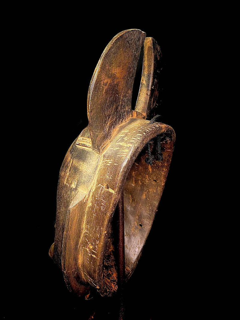 african mask Wood Folk Art Mask Hand Carved Tribal Guro Bete Mask -2485