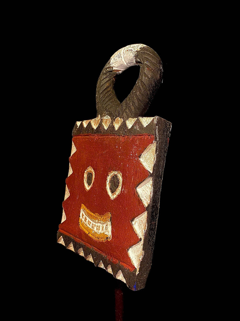 African Tribal Art Wooden Goli Masks  Baule People, Coas 3450