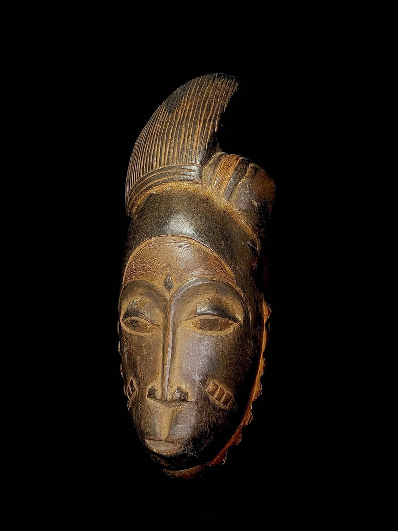 African Masks From The Guru Tribe, Hand-carved From African For Wall Hanging African Mask Tribal Face Mask Wood Hand Carved Wall  Decor-4915