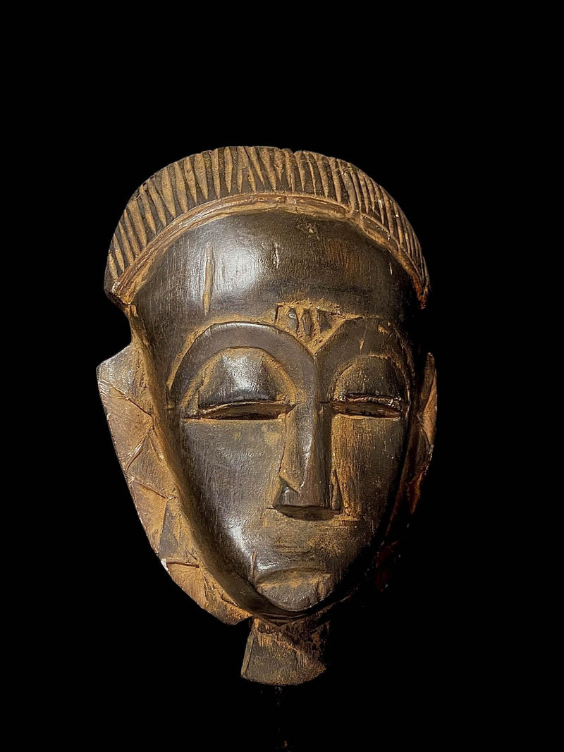 African mask Wall Hanging  Baoulé Frontal Mask-4962