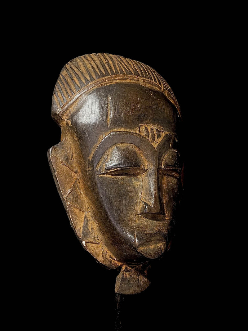 African mask Wall Hanging  Baoulé Frontal Mask-4962