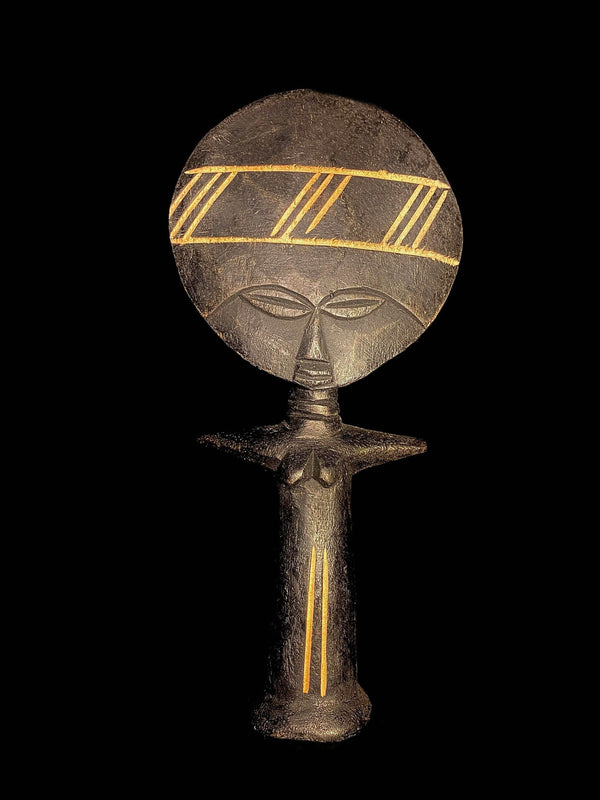 african sculpture Tribal Art Wooden Carved statue tribal Wall Sculptures Birth and Death: Akua’ -5095