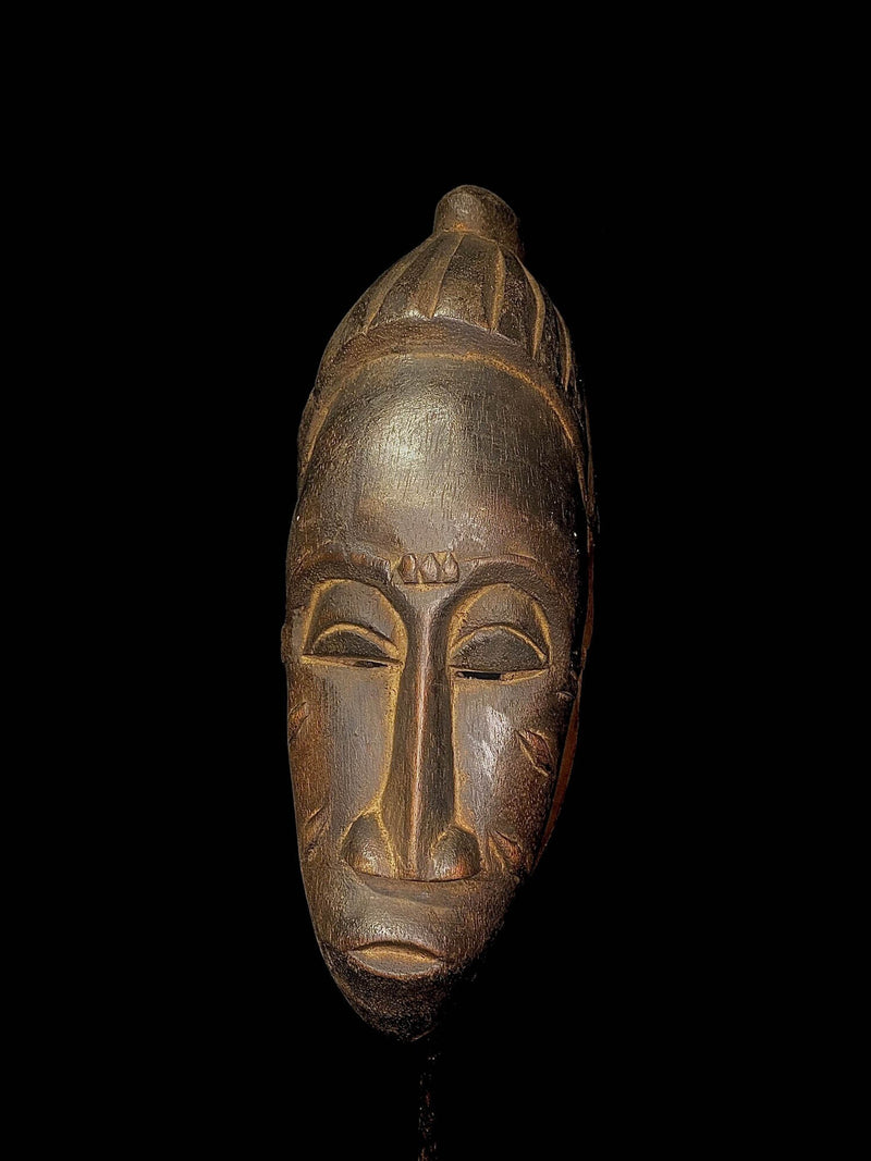 african mask Tribal Mask Wood Hand Carved Vintage Wall Hanging Guro -5222