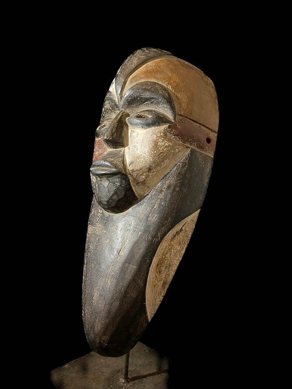 african mask Lengola tribe of DR Congo Lega mask primitive ori--6717