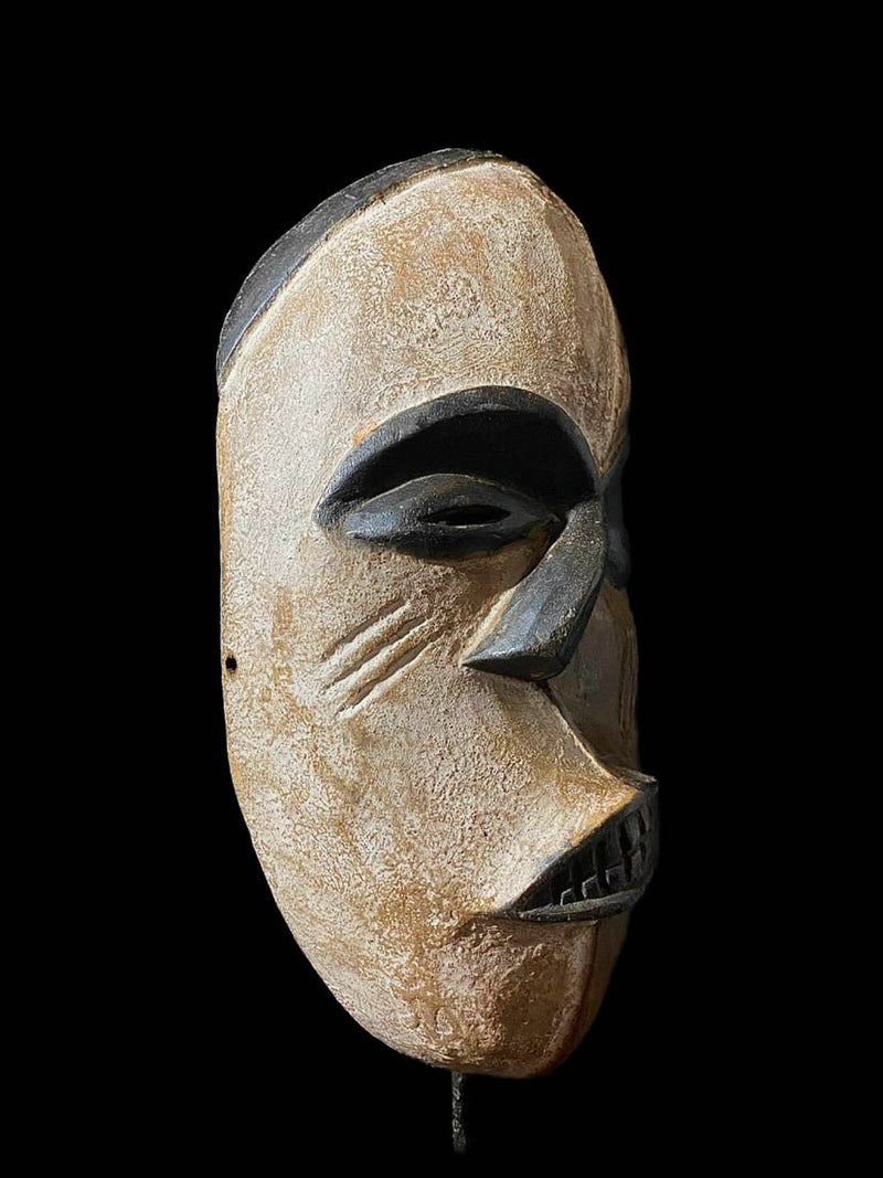 african mask Tribal Face Mask Wood Hand Carved Mask Wall Hanging Igbo Spirit 6745