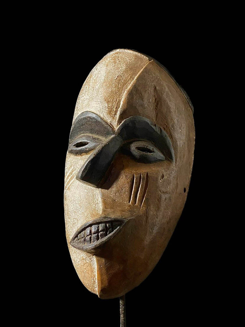 african mask Tribal Face Mask Wood Hand Carved Mask Wall Hanging Igbo Spirit 6745