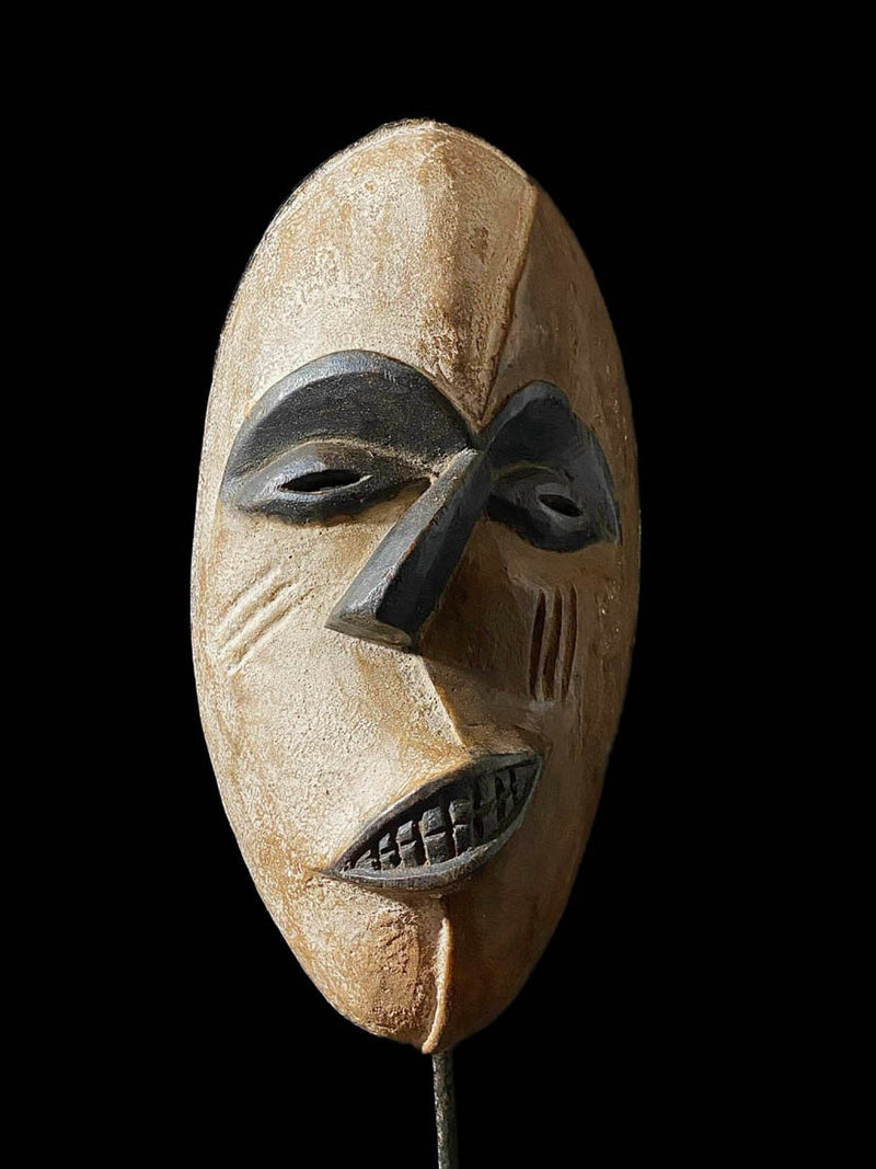 african mask Tribal Face Mask Wood Hand Carved Mask Wall Hanging Igbo Spirit 6745