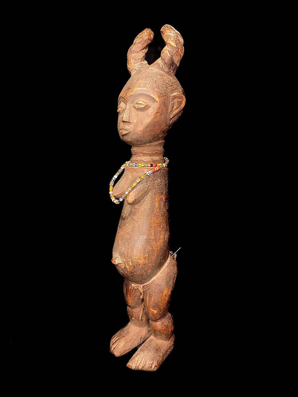 african sculpture Tribal Art Wooden  Igbo altar figure-6534
