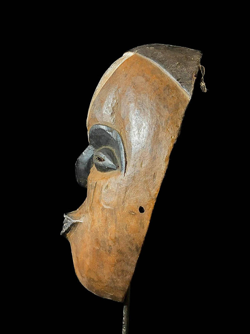 african mask Tribal Face Mask Wood Hand Carved Mask Wall Hanging Igbo Spirit 6745