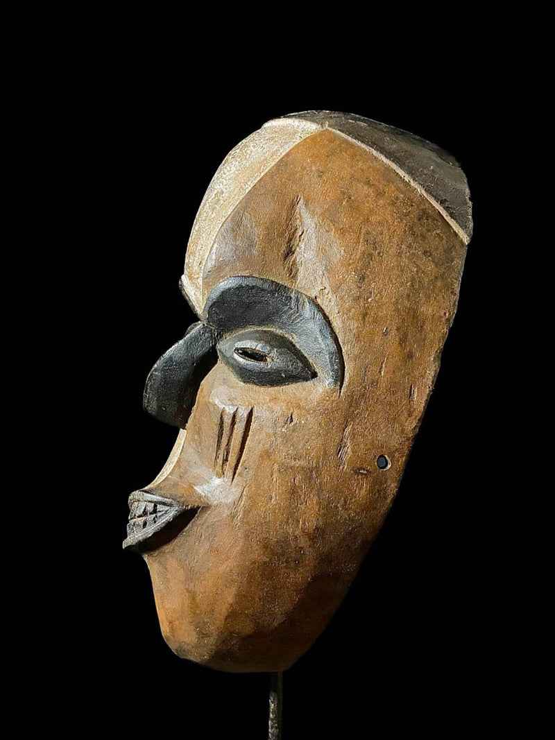 african mask Tribal Face Mask Wood Hand Carved Mask Wall Hanging Igbo Spirit 6745