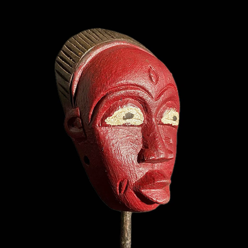 African mask Traditional vintage art tribal one piece Home Décor Guro Mask - 8114