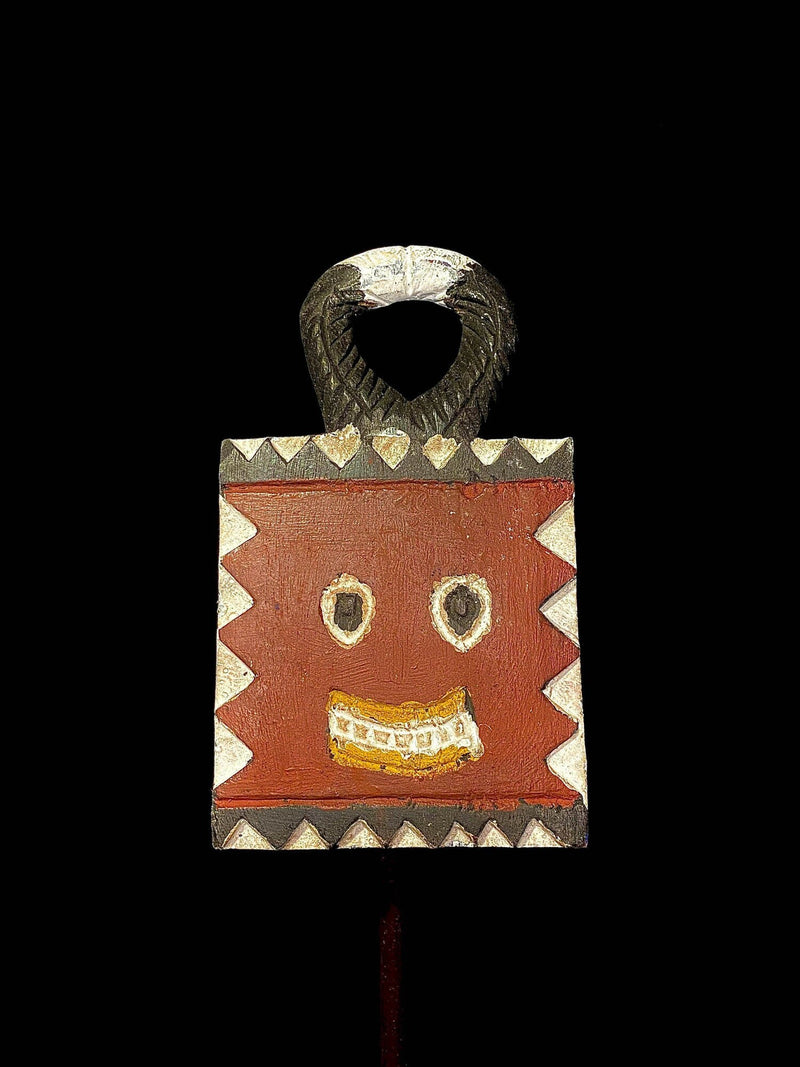 African Tribal Art Wooden Goli Masks  Baule People, Coas 3450