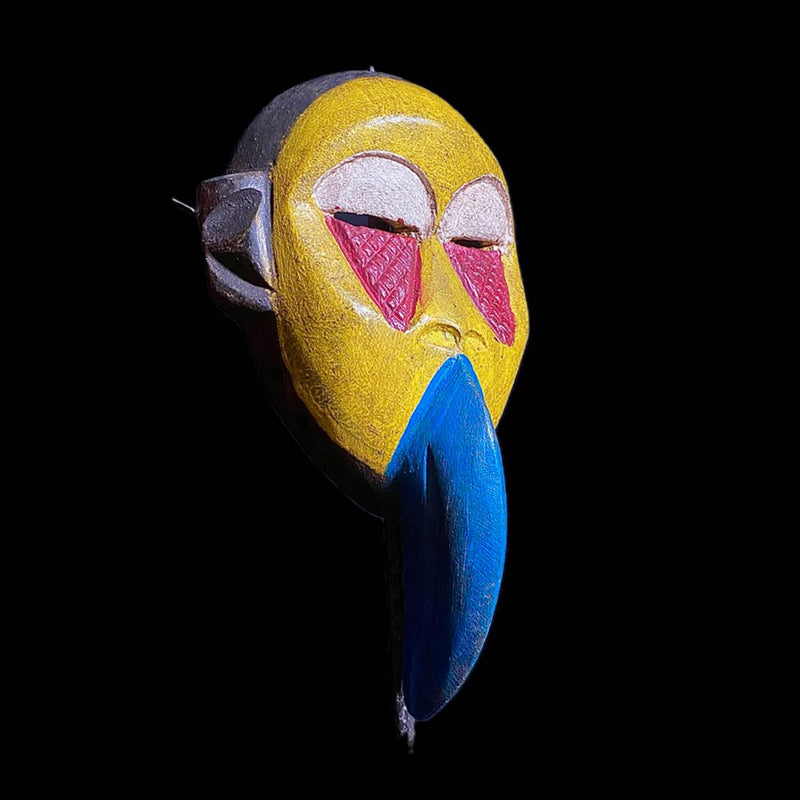 African mask African tribal mask vintage Tribal Dan Bird Mask-8128