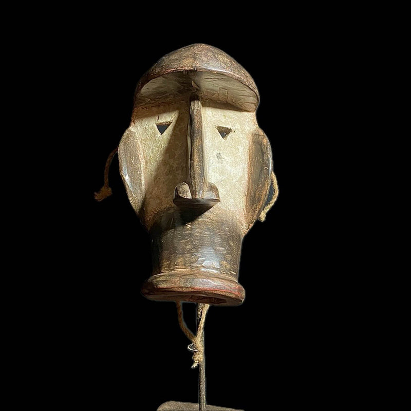 African Mask africa wood mask Tribal Mask Handmade vintage Dan Déanglé-8158