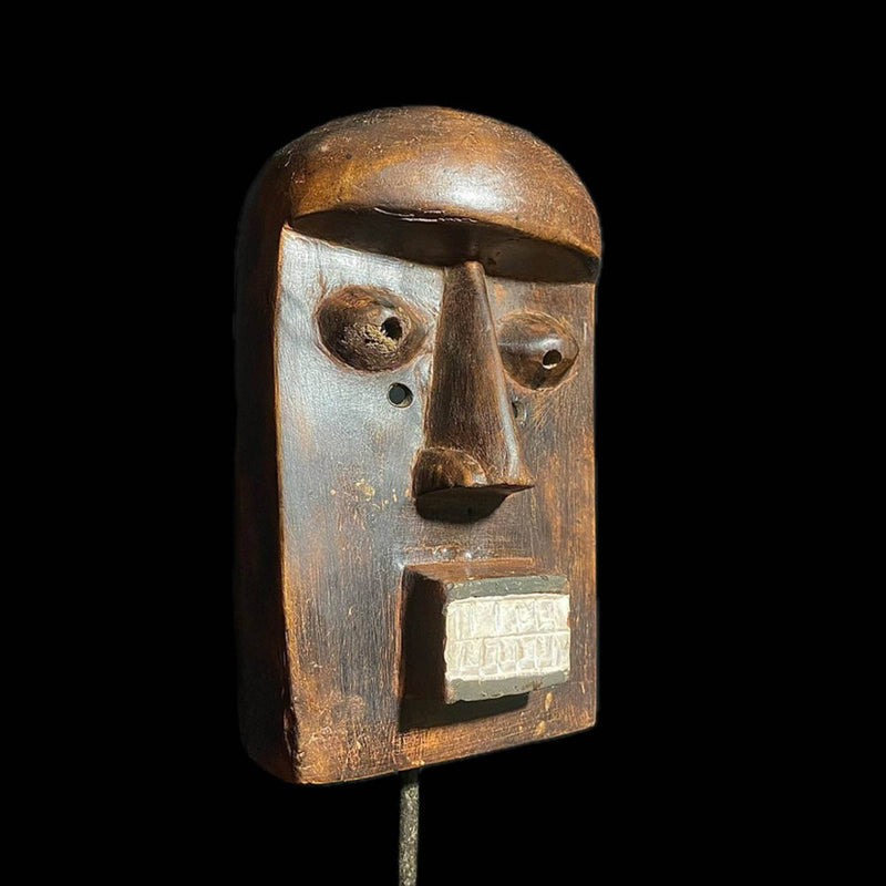 african mask one piece without stand Carved Vintage Wall Hanging Dan Mask-8167
