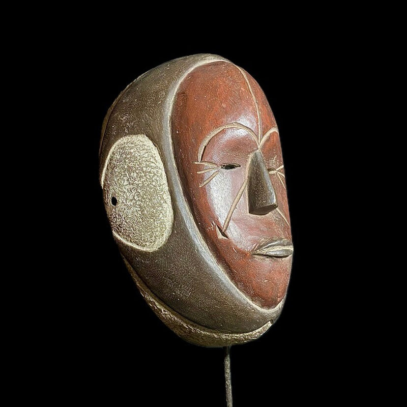 african mask Hand Carved Decorative African and Dan Kran mask -8232