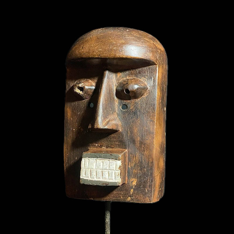african mask one piece without stand Carved Vintage Wall Hanging Dan Mask-8167