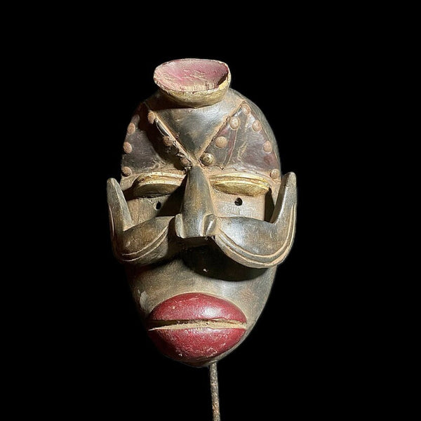African masks antiques African mask Hand Carved wooden Hanging Dan Mask-8254