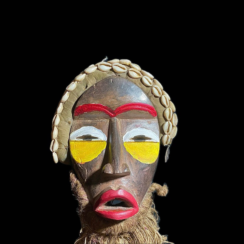 african mask without stand Dan Mask African Tribal Art -8170
