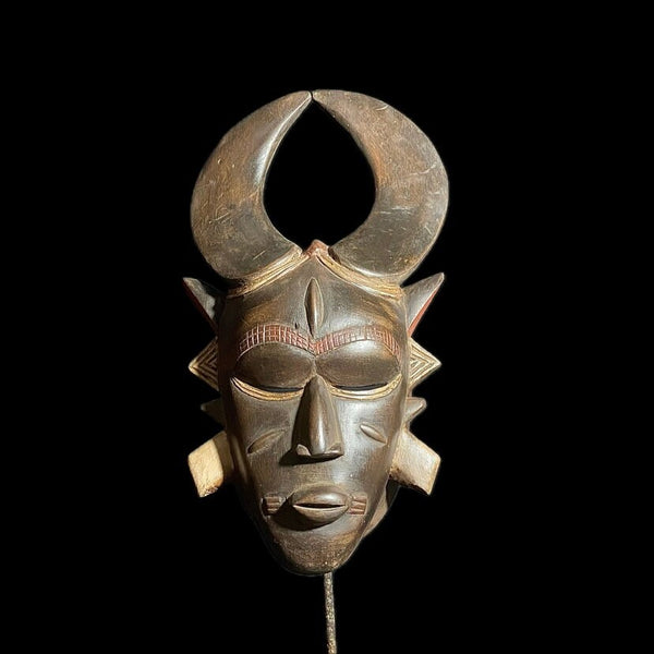 African Hand Carved Decorative figure Decorative African wall mask antique Wall Hanging masks tribal one piece Handmade Home Décor -8268