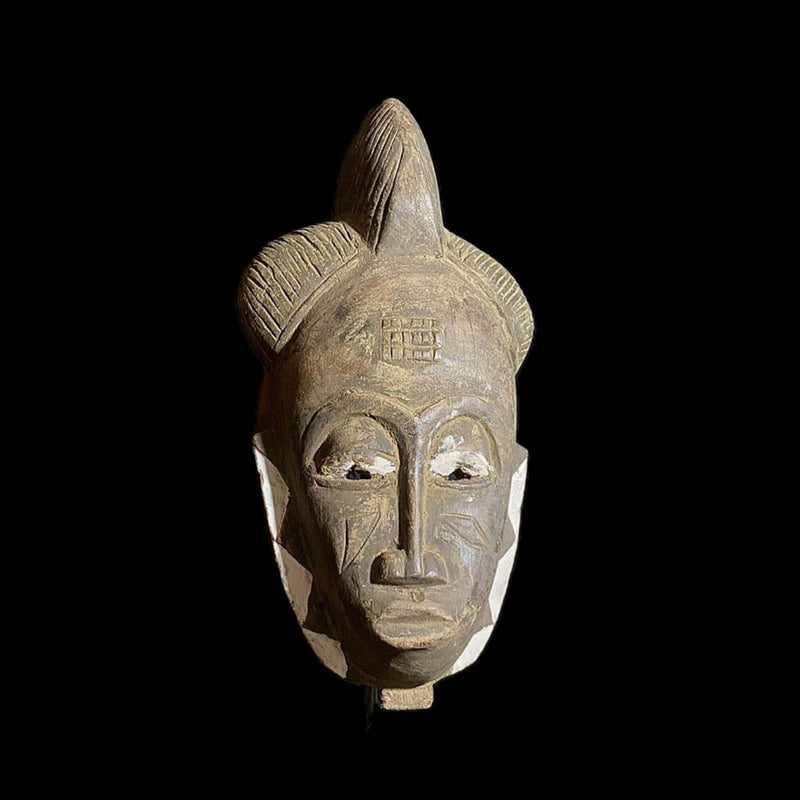 african mask piece Guro Mask Hand Carved Wooden Wall Decor Tribe Art-8187