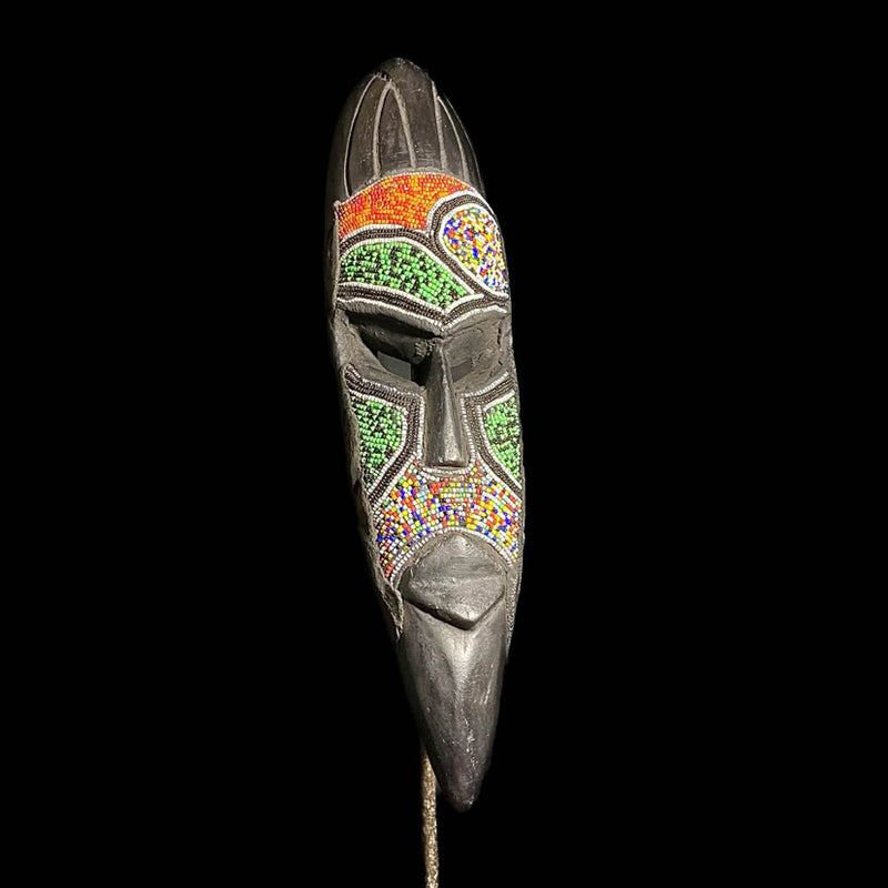 african masks antiques tribal Face Carved wooden art masks Ghana Mask-7980