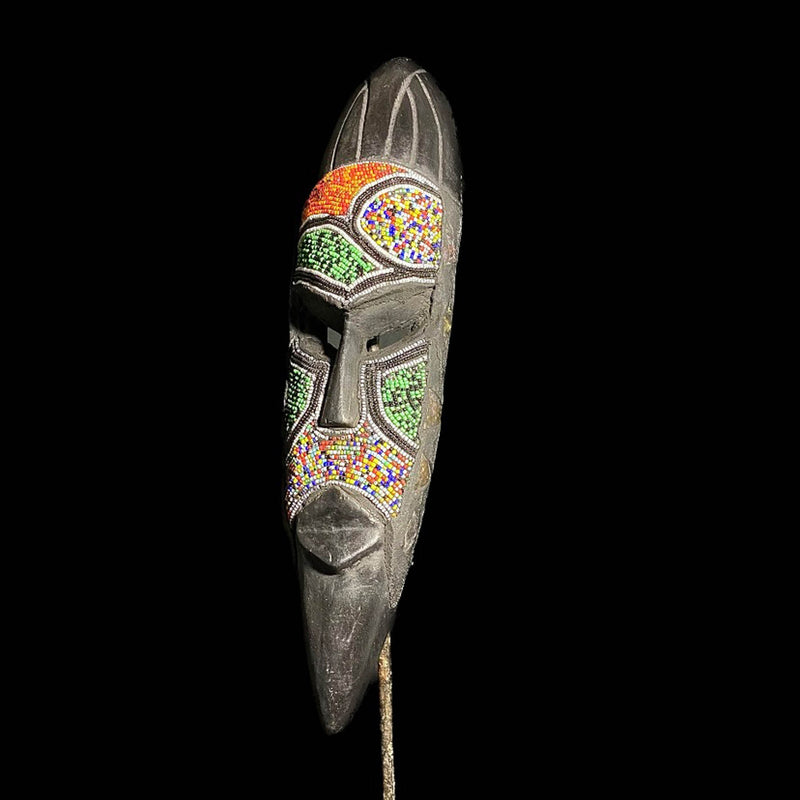 african masks antiques tribal Face Carved wooden art masks Ghana Mask-7980