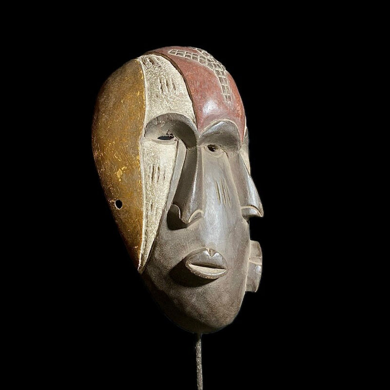 african mask Igbo Mask Gabon Wall Hanging Primitive Collectibles Home Decor -8235