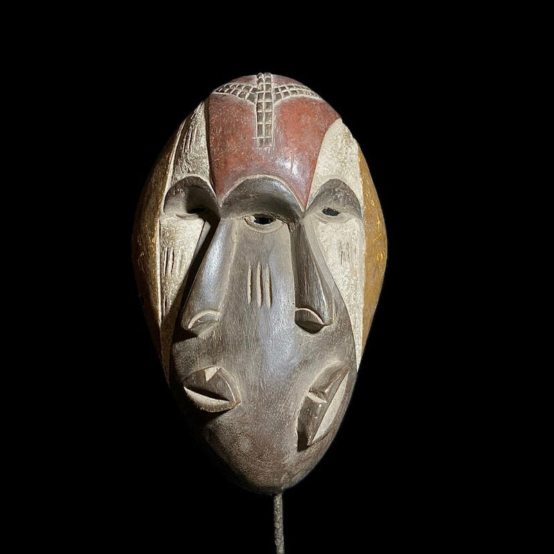 african mask Igbo Mask Gabon Wall Hanging Primitive Collectibles Home Decor -8235