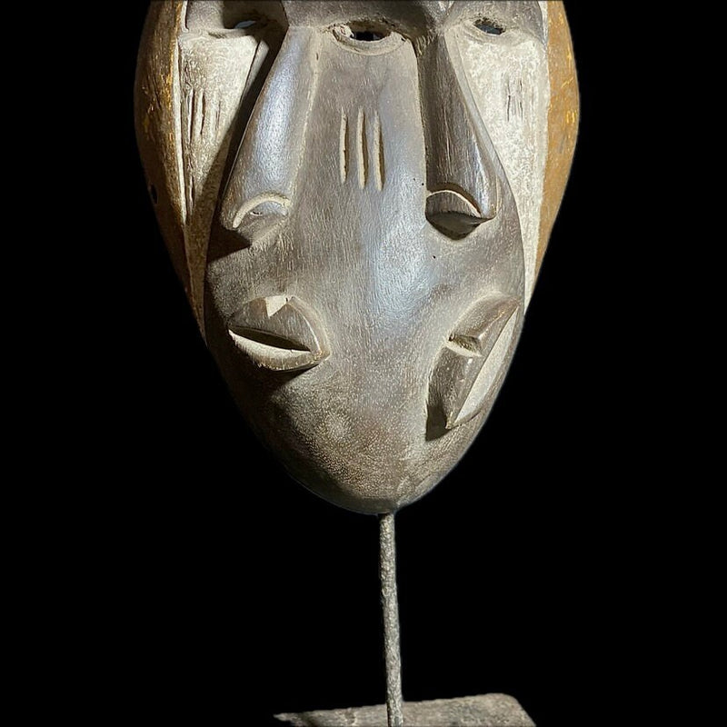 african mask Igbo Mask Gabon Wall Hanging Primitive Collectibles Home Decor -8235