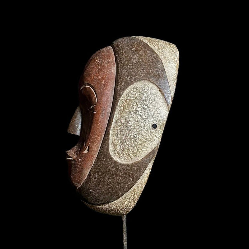 african mask Hand Carved Decorative African and Dan Kran mask -8232