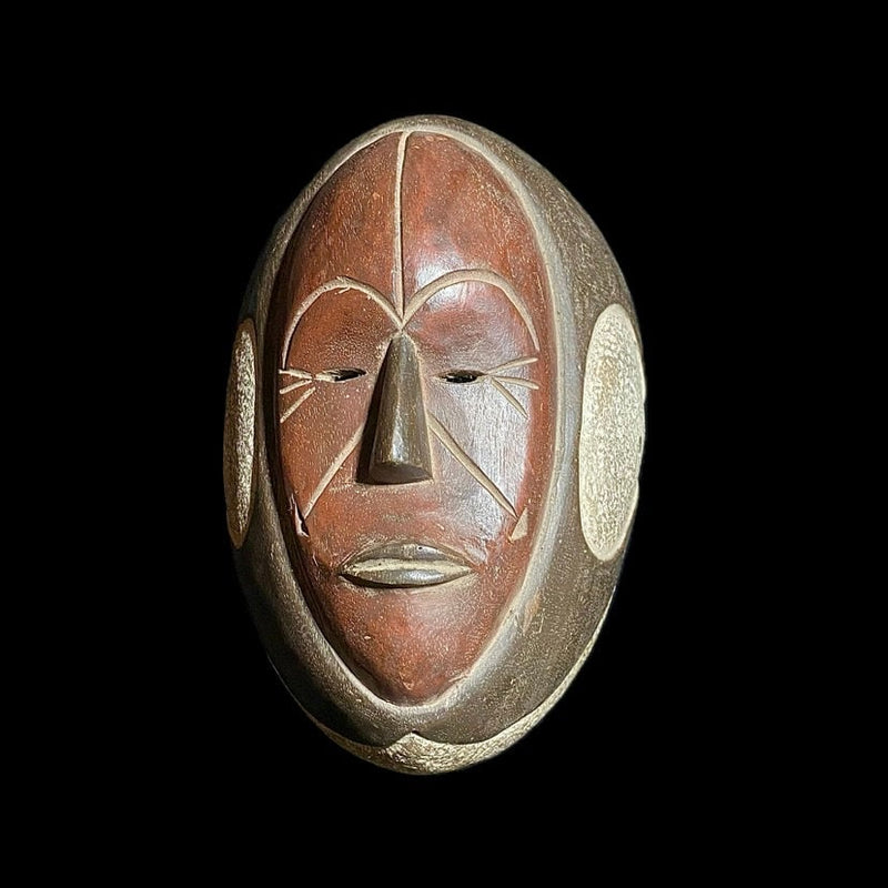 african mask Hand Carved Decorative African and Dan Kran mask -8232