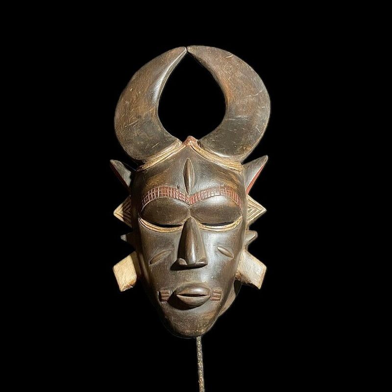 African Hand Carved Decorative figure Decorative African wall mask antique Wall Hanging masks tribal one piece Handmade Home Décor -8268