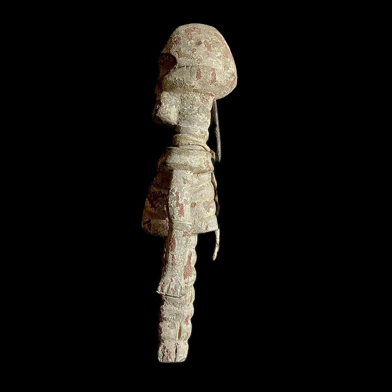 single handcrafted piece of wood Tiv Skeleton Statue Nigeria Africa sculpture-9422