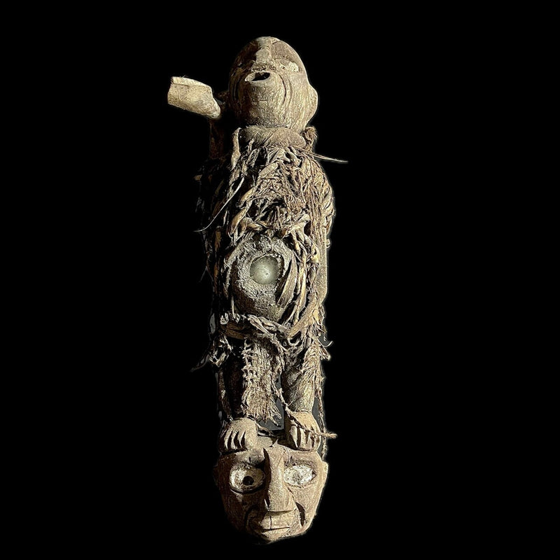 wooden figures primitive decor Nkisi N’Kondi hand carved statue voodoo-9427