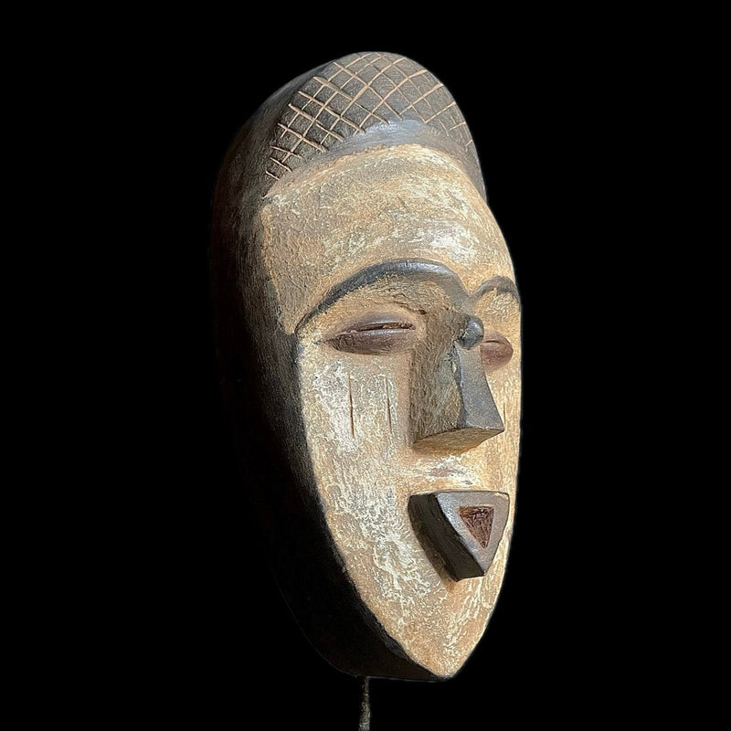 African Mask Faces Lega Mask Congo Bwami Mask Society Home Décor-9431
