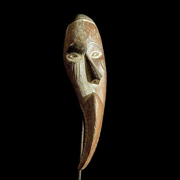 African Mask Tribal Mask For Wood Masks Hanging Art Igbo antique  -9444