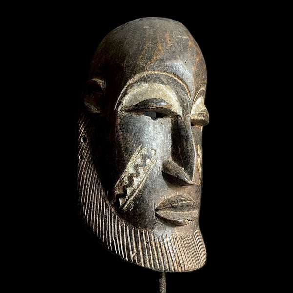 African Mask Faces Lega Mask Congo Bwami lega Mask Society Home Décor-9436