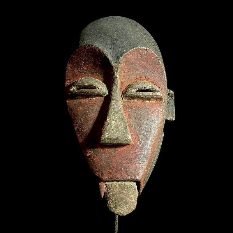 African Mask Tribal Mask For Wood Masks Hanging Art Igbo antique -9449