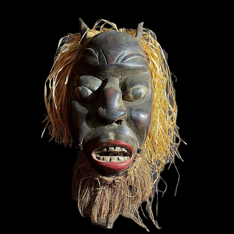 African mask  without stand Dan Mask African Tribal Art -9507