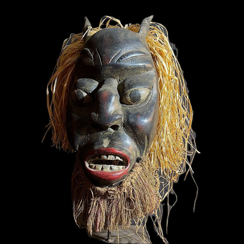 African mask  without stand Dan Mask African Tribal Art -9507