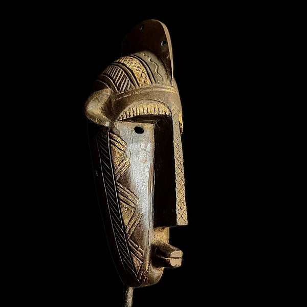 African masks LEGA Handmade Mask Hand Carved Large Bambara mask of Mali African-9512