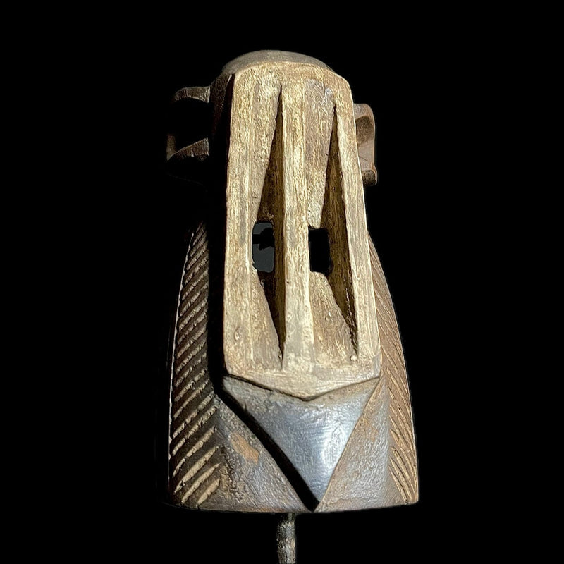 African masks Handmade Mask Hand Carved Guru Mask Cote D'ivoire African-9514