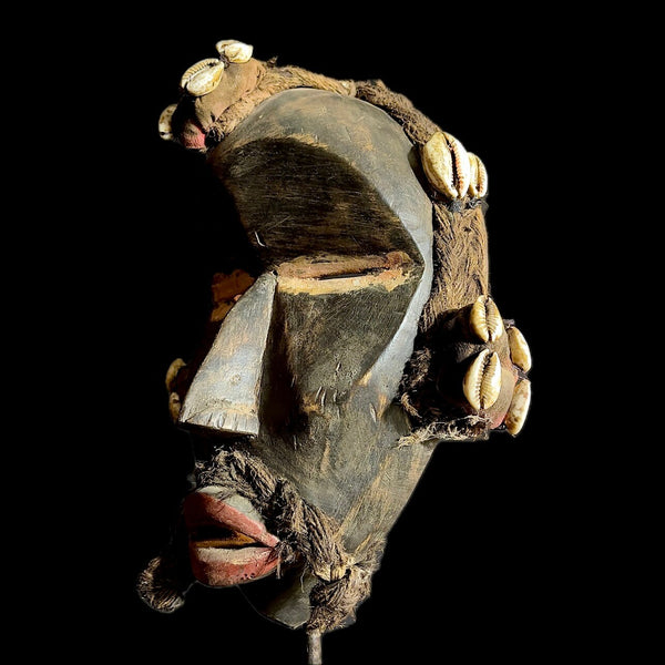 african mask without stand Dan Mask African Tribal Art -9527