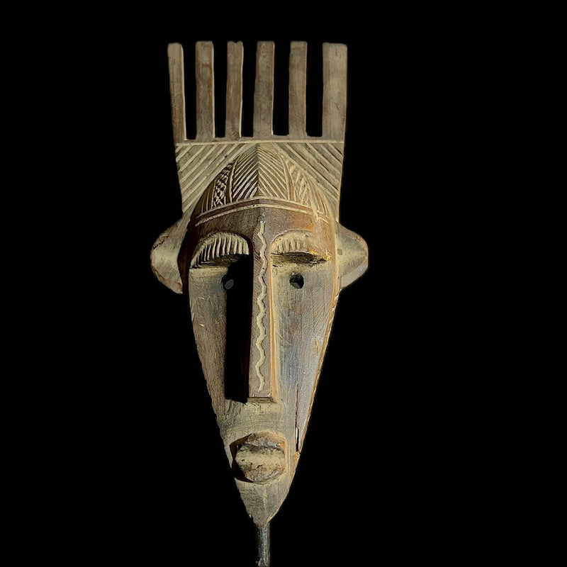 african mask one piece without stand Dan Mask African Tribal Art -9524