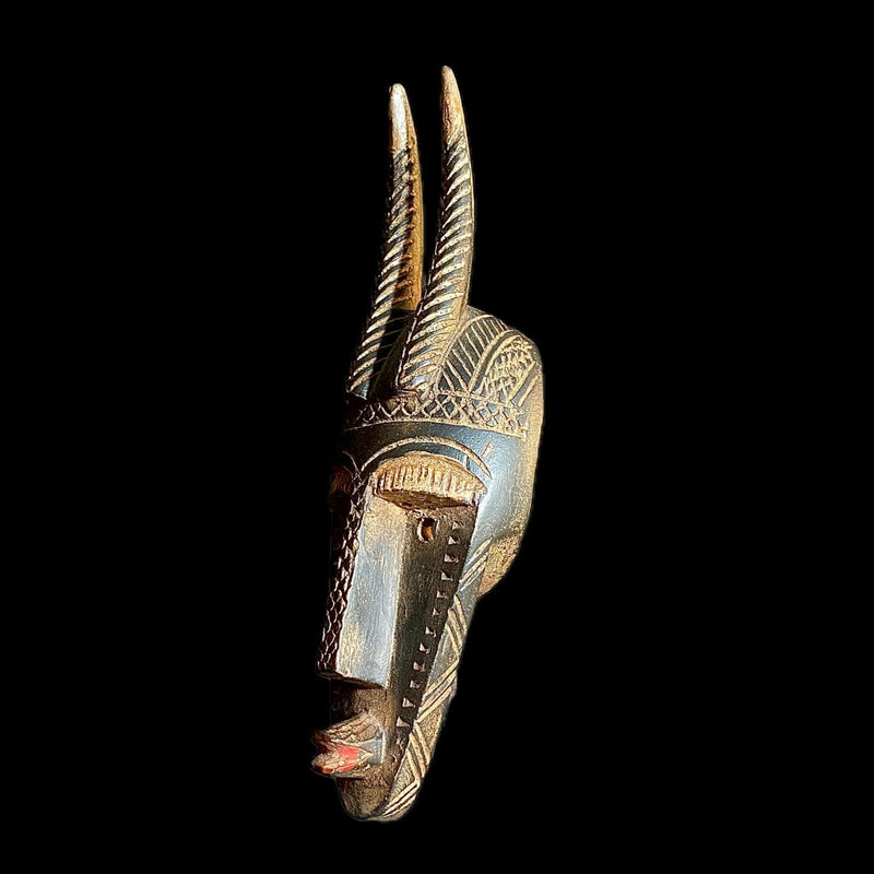 african mask one piece without stand Dan Mask African Tribal Art -9548