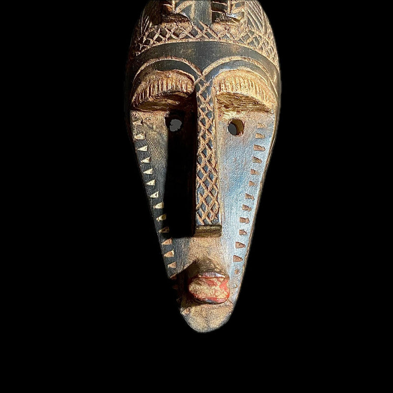 african mask one piece without stand Dan Mask African Tribal Art -9548