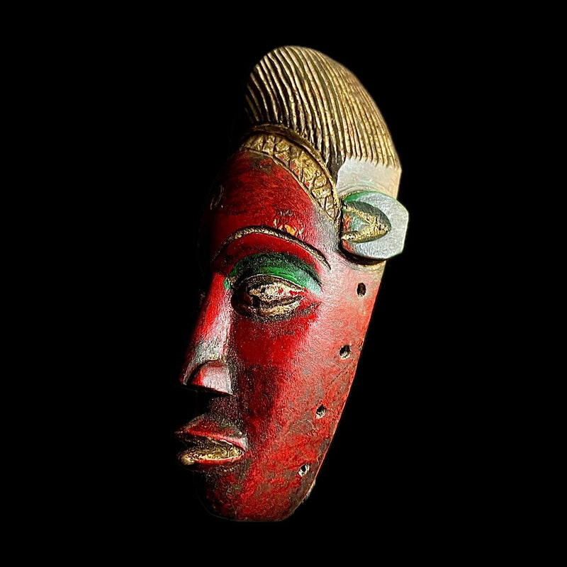 african Mask Hand Carved Wooden Wall Décor Tribe Art Masks Guro-9574