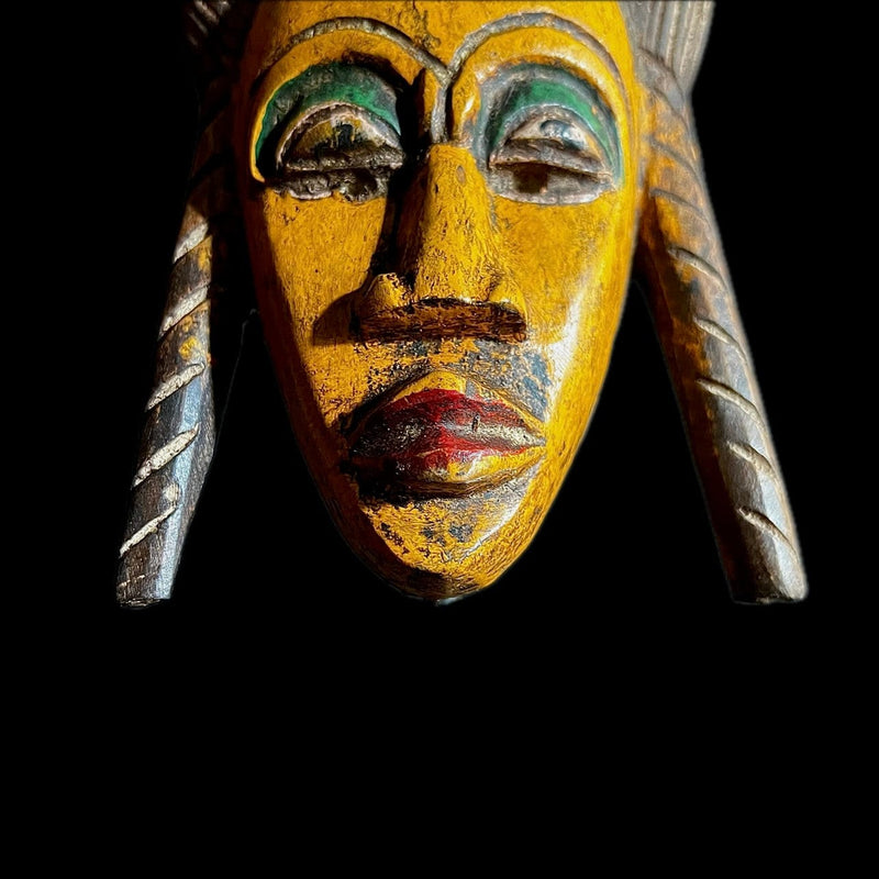 african Mask Tribal Mask African Carved Wooden Art Masks Guro Mask-9592